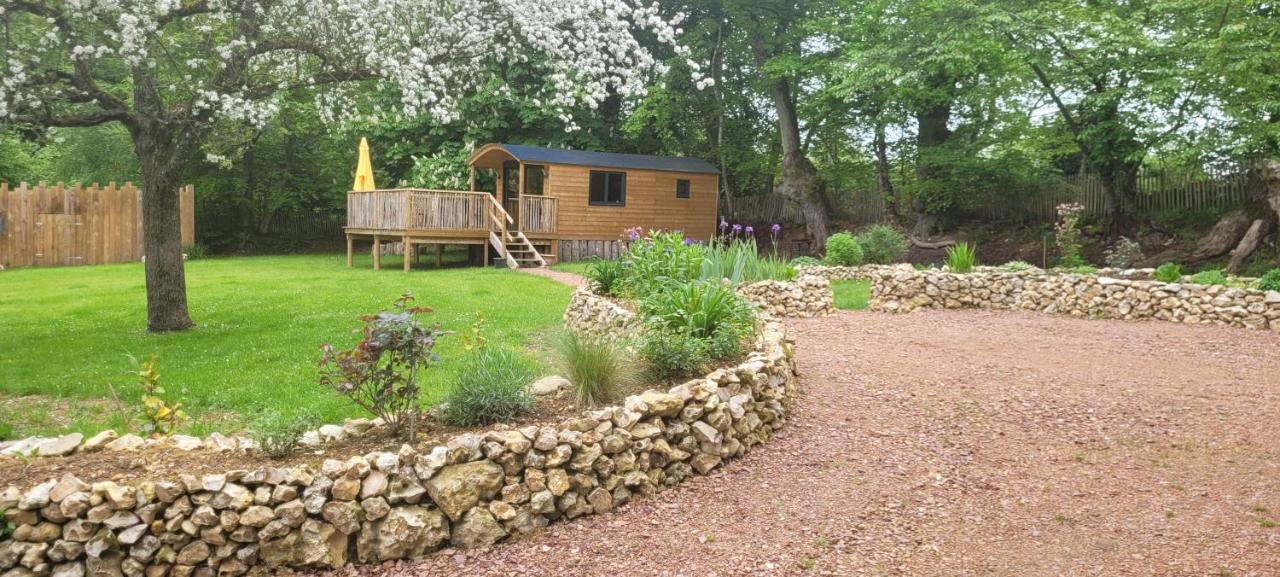 Roulotte Escapade Nature A Morainville - Normandie Ngoại thất bức ảnh